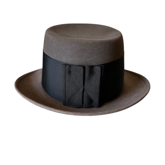 RESISTOL Vintage 15X Beaver Self Conforming Flatop Hat Designed by Harry Rolnick - Picture 3 of 15